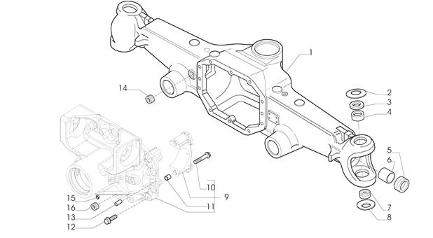 Carraro Axle Drawing for 145109, page 3