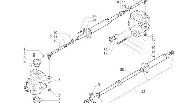 Carraro Axle Drawing for 145109, page 6