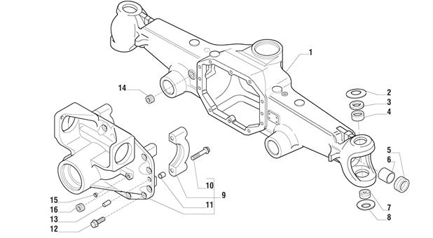 Carraro Axle Drawing for 145109, page 3