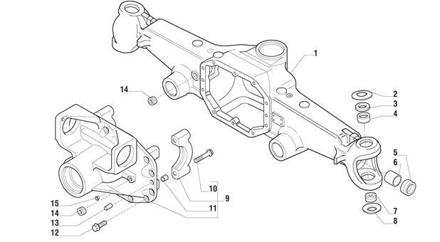 Carraro Axle Drawing for 145109, page 3