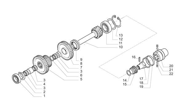 Carraro Axle Drawing for 145160, page 21