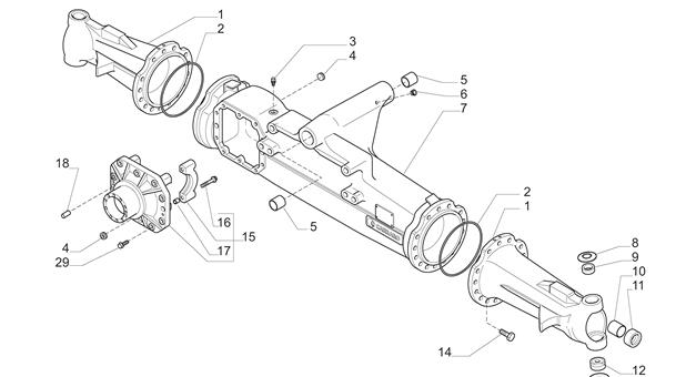 Carraro Axle Drawing for 145169, page 3