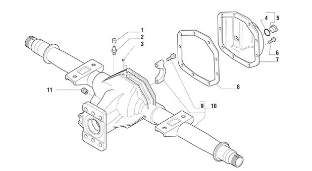 Carraro Axle Drawing for 145171, page 3