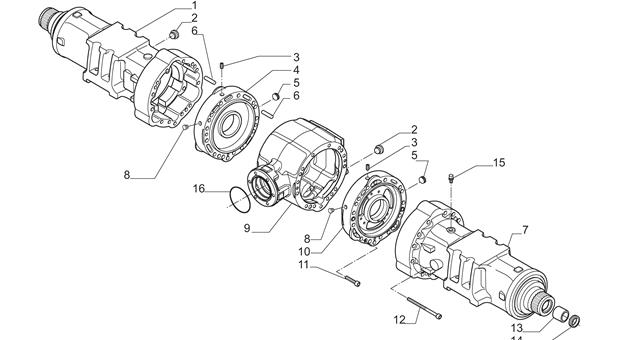 Carraro Axle Drawing for 145493, page 3