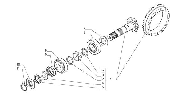 Carraro Axle Drawing for 145493, page 4