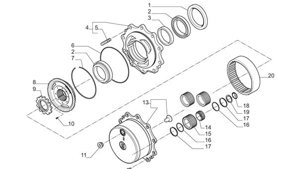 Carraro Axle Drawing for 145494, page 8