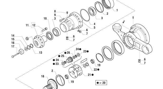 Carraro Axle Drawing for 145567, page 3