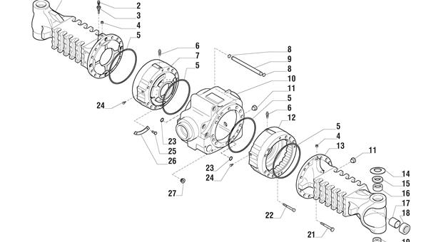 Carraro Axle Drawing for 145752, page 3