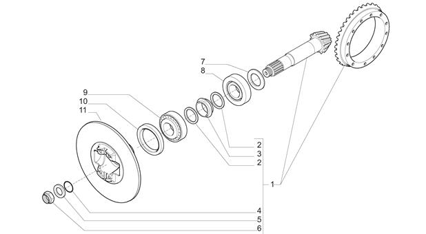 Carraro Axle Drawing for 146050, page 6