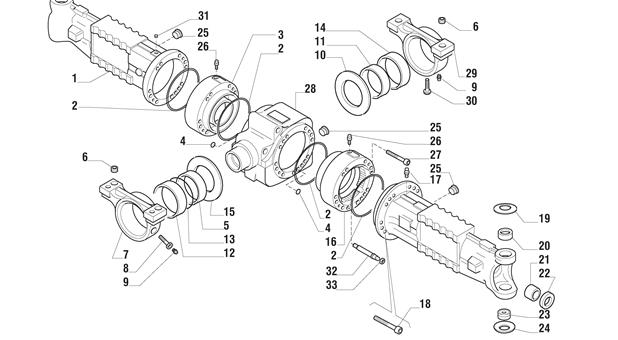 Carraro Axle Drawing for 146070, page 3