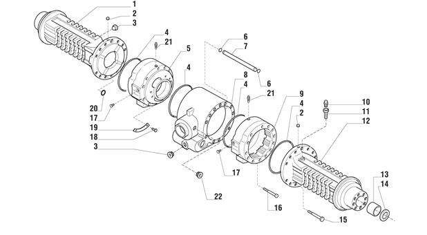 Carraro Axle Drawing for 146099, page 3