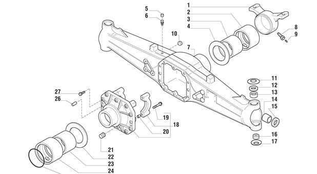 Carraro Axle Drawing for 146101, page 3