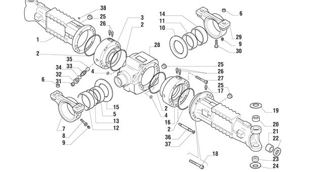 Carraro Axle Drawing for 146135, page 3