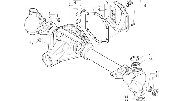 Carraro Axle Drawing for 146595, page 3