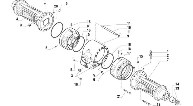 Carraro Axle Drawing for 146702, page 3