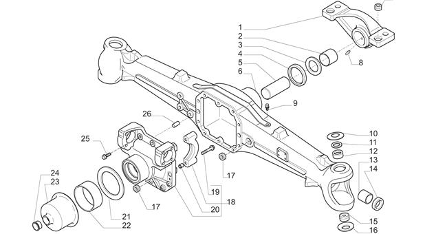 Carraro Axle Drawing for 146840, page 3