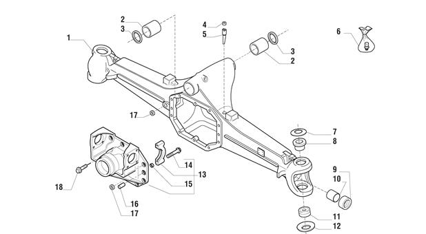 Carraro Axle Drawing for 146864, page 3