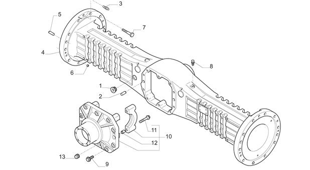 Carraro Axle Drawing for 147188, page 3