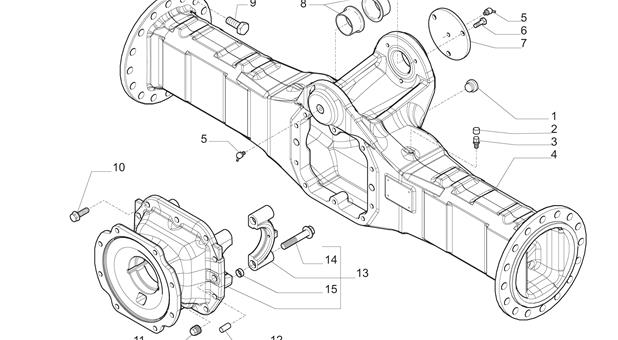 Carraro Axle Drawing for 147194, page 3