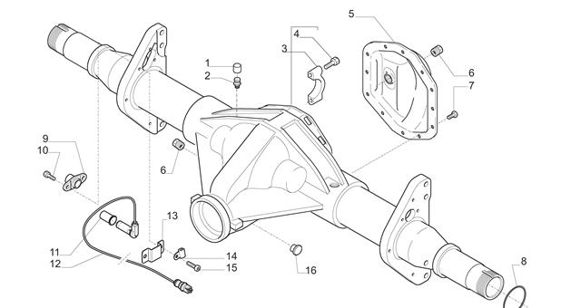 Carraro Axle Drawing for 147842, page 3