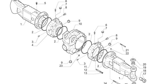 Carraro Axle Drawing for 148089, page 3