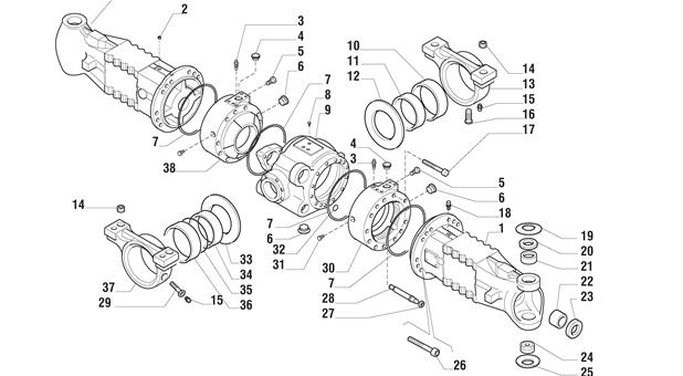 Carraro Axle Drawing for 148195, page 3