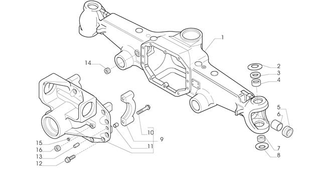 Carraro Axle Drawing for 148305, page 3