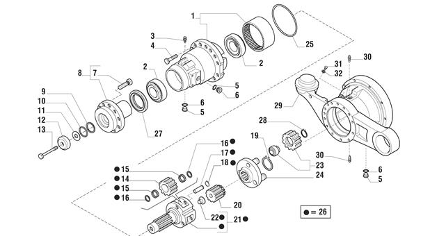 Carraro Axle Drawing for 148320, page 3