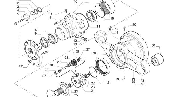 Carraro Axle Drawing for 148325, page 3