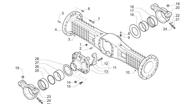 Carraro Axle Drawing for 148340, page 3