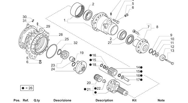 Carraro Axle Drawing for 148605, page 3