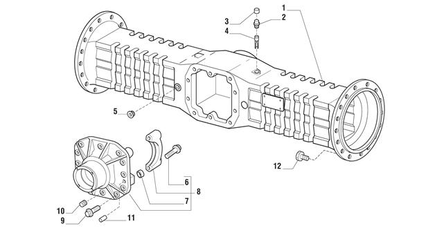 Carraro Axle Drawing for 148657, page 3
