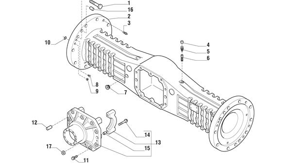 Carraro Axle Drawing for 148659, page 3