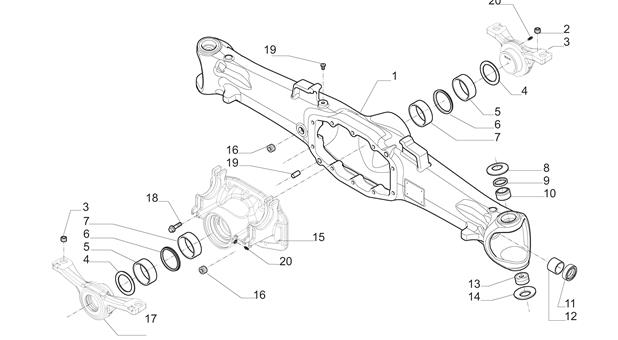 Carraro Axle Drawing for 148779, page 3