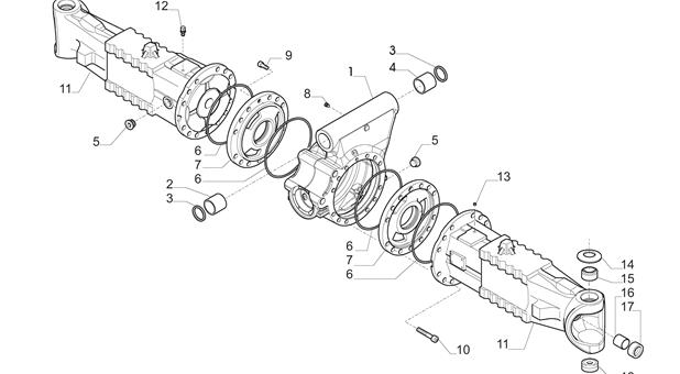 Carraro Axle Drawing for 148930, page 3