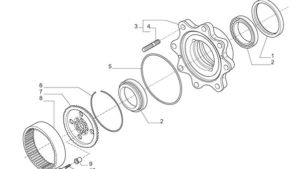 Carraro Axle Drawing for 149243, page 8