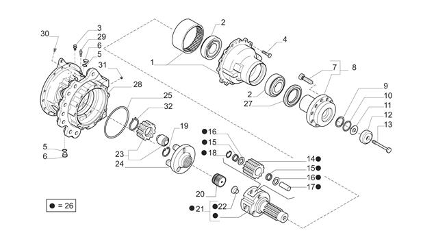 Carraro Axle Drawing for 149361, page 3