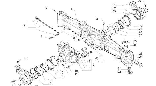 Carraro Axle Drawing for 149434, page 3