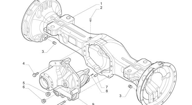 Carraro Axle Drawing for 149443, page 3