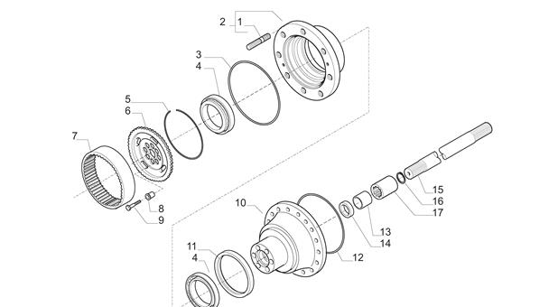 Carraro Axle Drawing for 149458, page 6