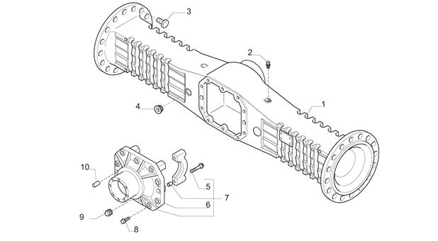 Carraro Axle Drawing for 149458, page 3