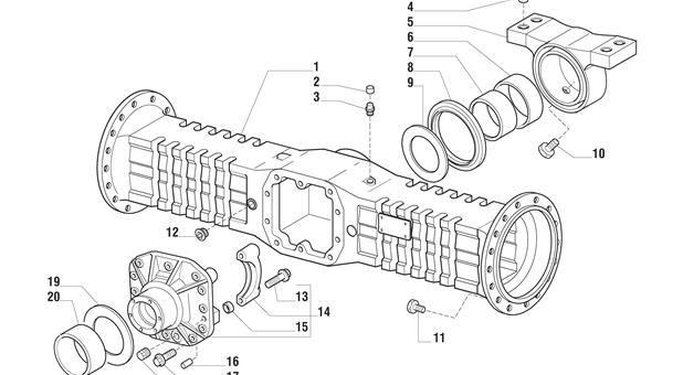 Carraro Axle Drawing for 149459, page 3