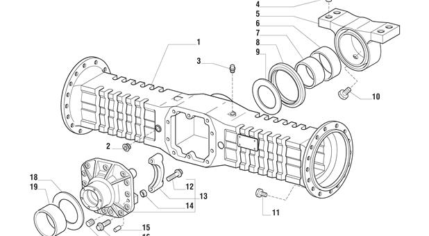 Carraro Axle Drawing for 149459, page 3