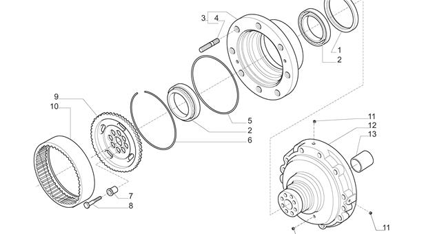 Carraro Axle Drawing for 149462, page 7