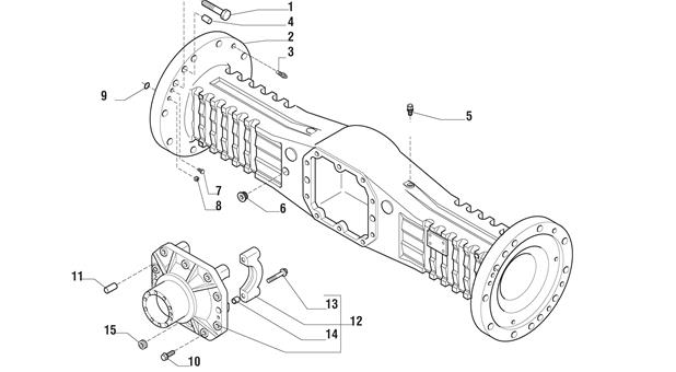 Carraro Axle Drawing for 149462, page 3