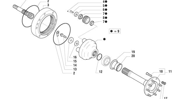 Carraro Axle Drawing for 149526, page 25