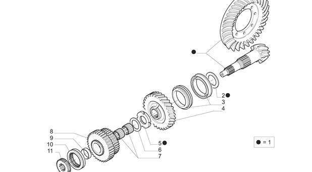 Carraro Axle Drawing for 149567, page 17