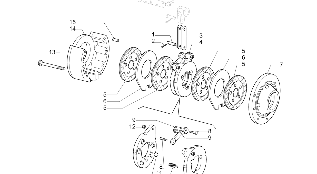 Carraro Axle Details. HES Tractec