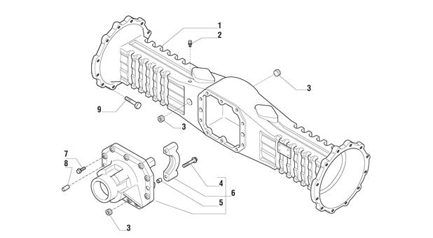 Carraro Axle Drawing for 149581, page 3