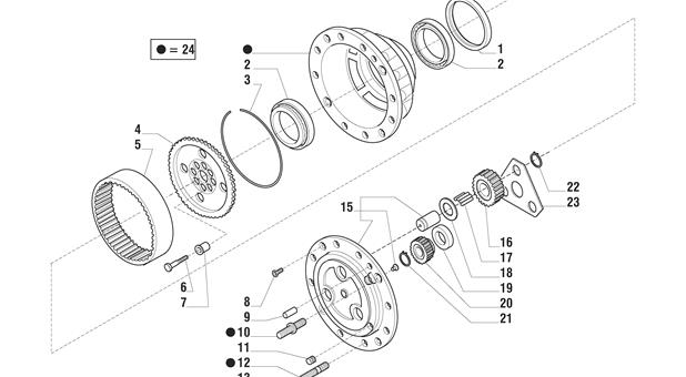 Carraro Axle Drawing for 149749, page 8